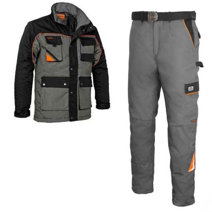Спецодяг зимовий костюм куртка та штани, утеплений чоловічий одяг, захисна тепла роба, польша
