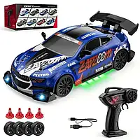 Іграшкова спортивна машинка bmw спорткар на пульті для гонок і дрифту 2 кольори 1:24 гоночний автомобіль світло