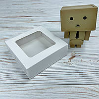 *50 шт* / Коробка / 90х90х30 мм / Біла / вікно-звичайн