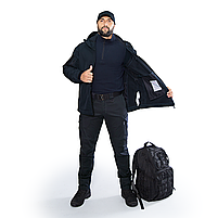 Флісова кофта CamoTec Hawk Himatec Темно-синя 7288, фото 4