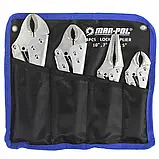 Набір плоскогубців із фіксатором Mar-Pol M49030 (4 шт) — сталеві, самоблокувальні, регулювання зусилля, для авто-, слюсарних та зв, фото 3