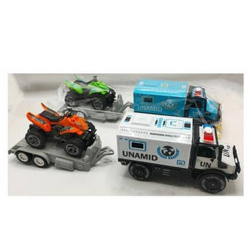 Іграшковий трейлер з причепом інерція 1893-61 G-Rich