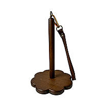 Портативний тримач для пряжі на зап'ястьє Темне дерево