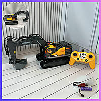 Дитяча машина екскаватор на радіокеруванні Z 6820 кар'єрний із рухомим ковшем підсвітка