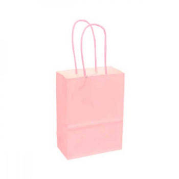 Пакет подарунковий 15х12х6см Крафт 3123-8474 рожевий 648027 G-Rich