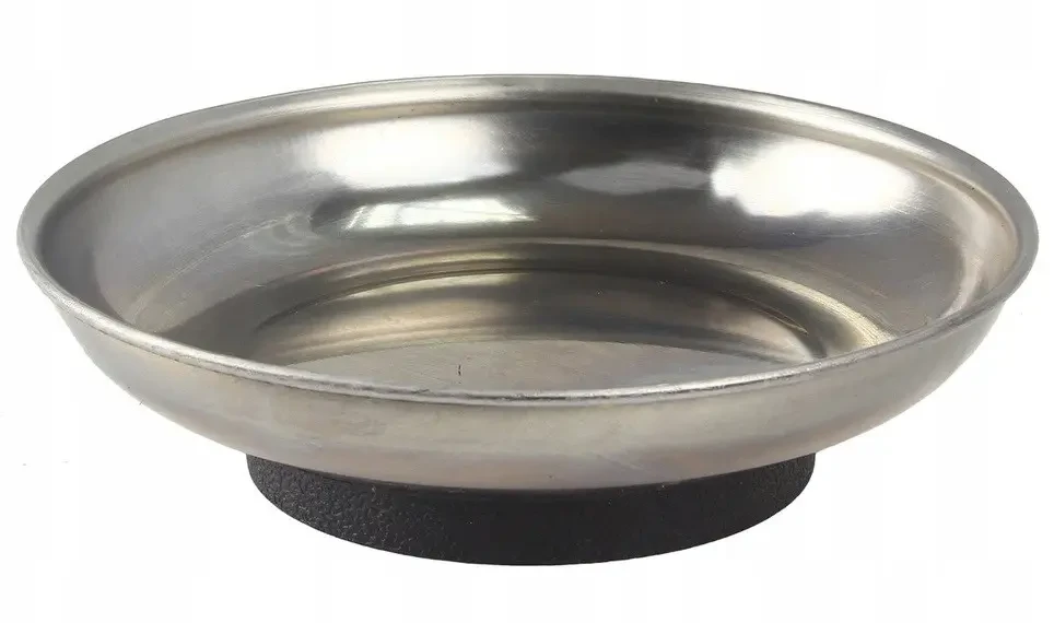 Магнітна миска Mar-Pol M66805, Ø150 мм, із захистом від подряпин, металева, для майстерні та СТО, фото 1