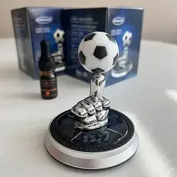 Автомобільний ароматизатор на сонячній батареї Футбольний м'яч колір рандом