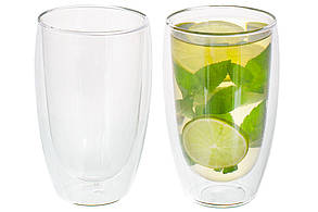 Набір 2-х термосклянок з подвійними стінками 450мл Гранд Презент 599-105