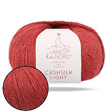 Laines du Nord Cashsilk Light, Теракот No3010, пряжа з кашеміром і шовком