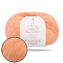 Laines du Nord Cashsilk Light, Персик No3101, пряжа з кашеміром і шовком