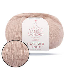 Laines du Nord Cashsilk Light, Рожева пудра No3002, пряжа з кашеміром і шовком