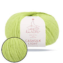 Laines du Nord Cashsilk Light, Салат No3102, пряжа з кашеміром і шовком