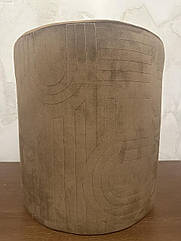 Пуфік Циліндр із текстилю коричневий 40*45 см Гранд Презент