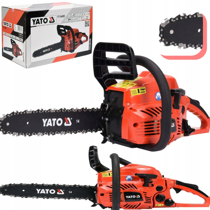 Ланцюгова бензопила 1,7 л.с. YATO YT-84895, фото 1