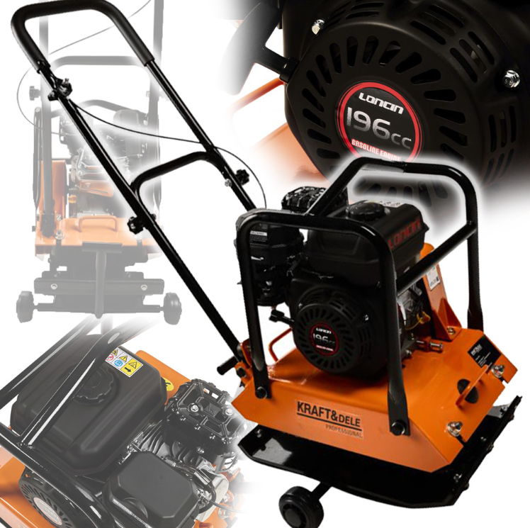 Віброплита 65 КГ 5.5 кВт Kraft&Dele KD1196