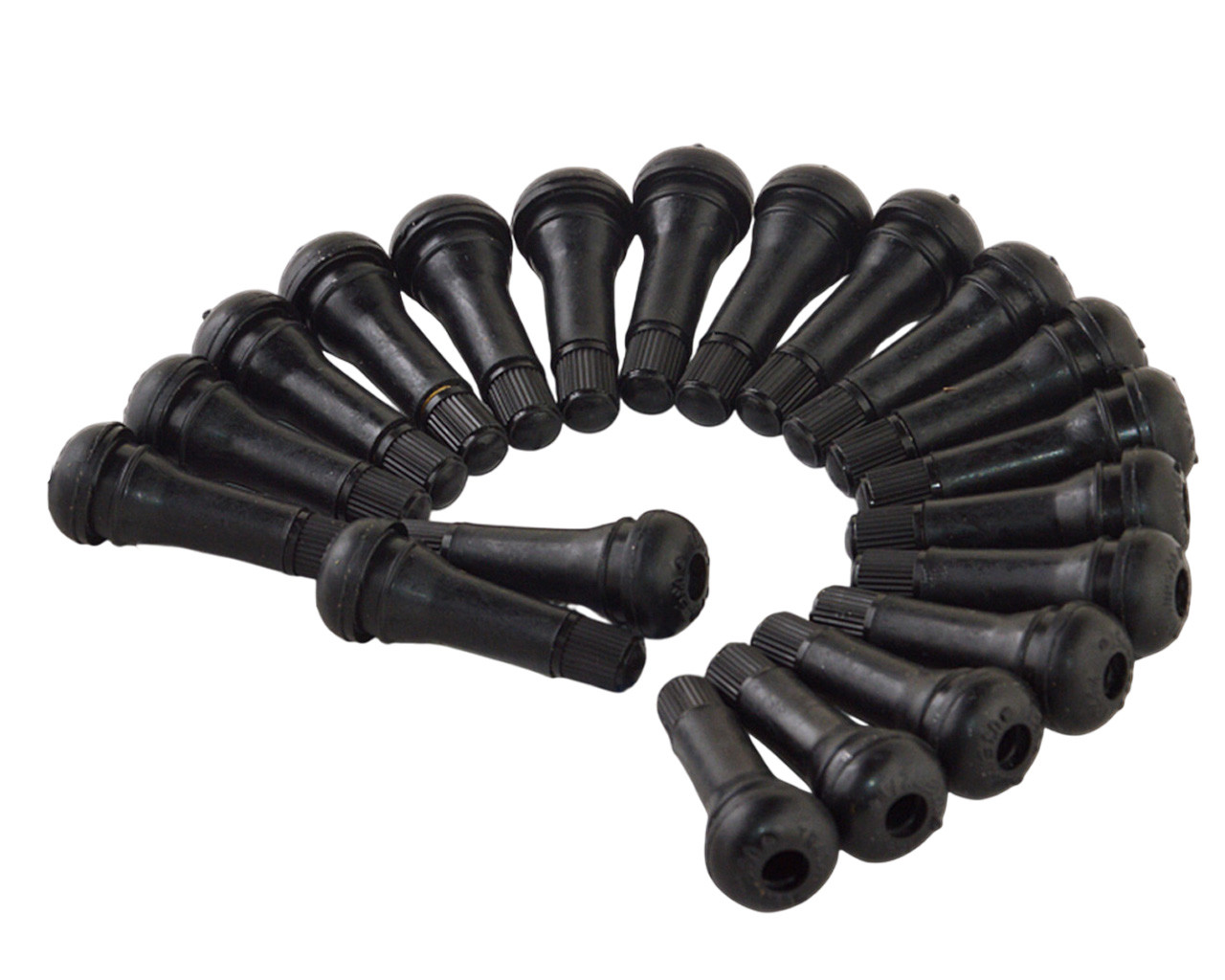 Вентиль безкамерний л/а TR-414, натур. гума, золотушник — цинк, 20 шт., фото 1