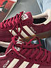 Adidas Spezial Shadow Bordo Velvet жіночі кросівки Адідас Спешіал Бордові вельвет замша демісезон, фото 8