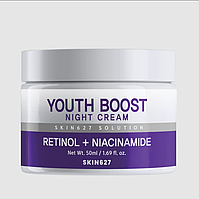 Крем для обличчя нічний SKIN627 Solution Youth Boost Retinol+Niacinamide Night Cream Ретинол+ніацинамід 50 мл