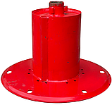 Барабан - кожух з верхньою тарілкою (верхній диск) у зборі для роторної косарки Wirax Z-069/4 - 1.25м Польща, фото 2