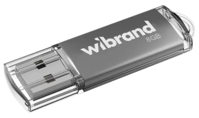 USB Flash 8GB Wibrand Cougar silver