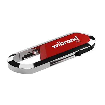 USB Flash 4GB Wibrand Aligator red, фото 1
