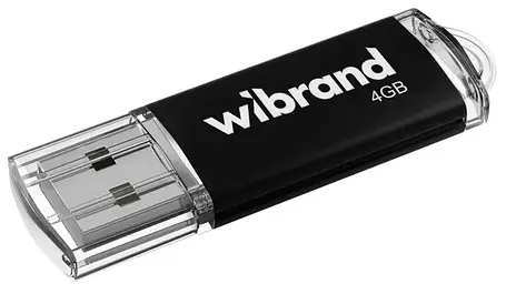 USB Flash 4GB Wibrand Cougar black, фото 1