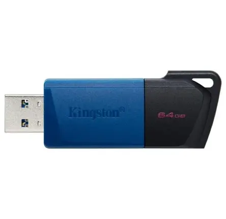 USB Flash 64GB 3.2 Kingston DT Exodia M black/blue (DTXM/64GB), фото 1