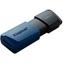 USB Flash 64GB 3.2 Kingston DT Exodia M black/blue (DTXM/64GB), фото 5