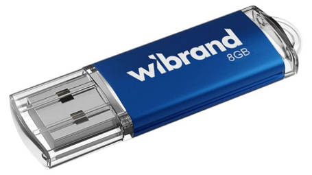 USB Flash 8GB Wibrand Cougar blue, фото 1