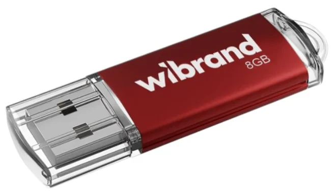 USB Flash 8GB Wibrand Cougar red