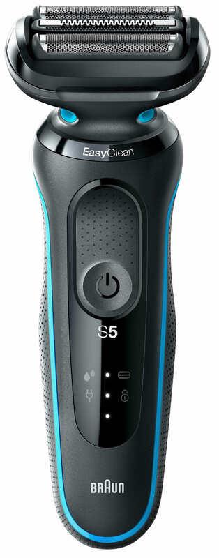 Електробритва чоловіча Braun Series 5 51-B1000s Black/blue UA