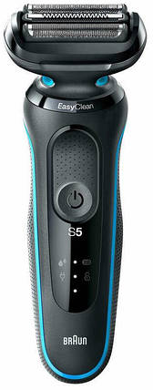 Електробритва чоловіча Braun Series 5 51-B1000s Black/blue UA, фото 1