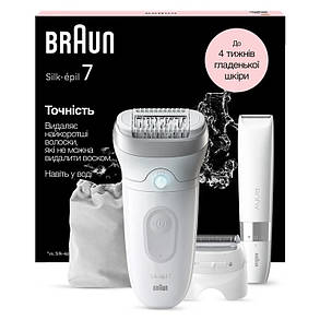 Епілятор Braun Silk-epil 7 SE 7-441 White UA, фото 2