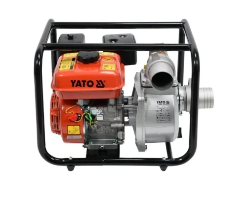 Бензиновий водяний насос 3" 5.9 л. с. 60м3/год YATO YT-85402, фото 1