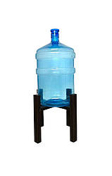 Підставка під бутлі дерев'яна вис. 29 см чорний