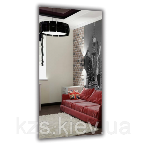 Дзеркало прямокутне з полірованим краєм 1500 х 800 мм., фото 1