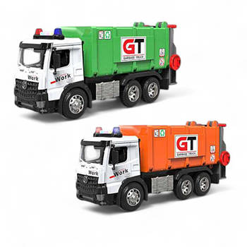 Машина Сміттєвоз (інерц, 27,5см, звук, світло, рухливі деталі, гумові деталі, 2 кольори) HJ03AB