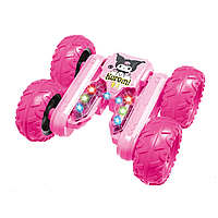 Трюкова іграшка машинка перевертень Куромі з обертанням на 360° на пульті дівчинці 2 кольори герой музика підсвічування