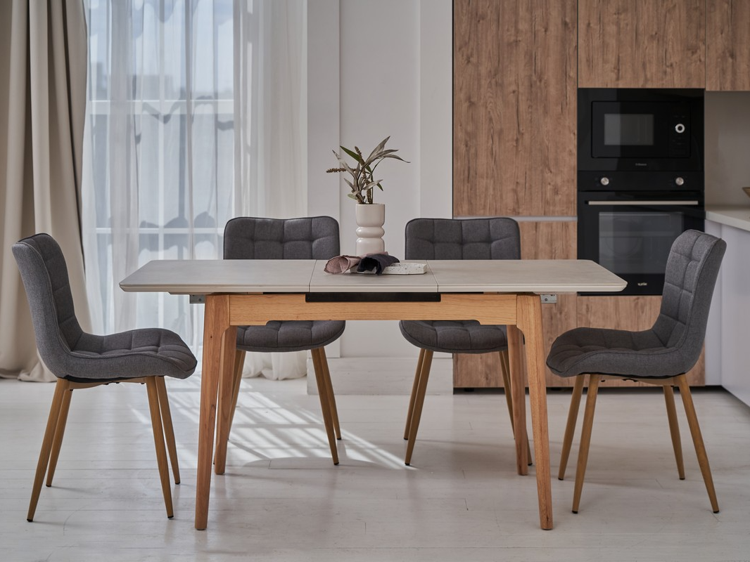 Керамічний стіл TM-120 бардиліо лайт + бук, фото 1