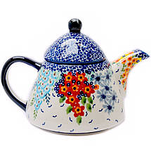 Чайник заварювальний керамічний 1,1 л Садова Феєрія, фото 3