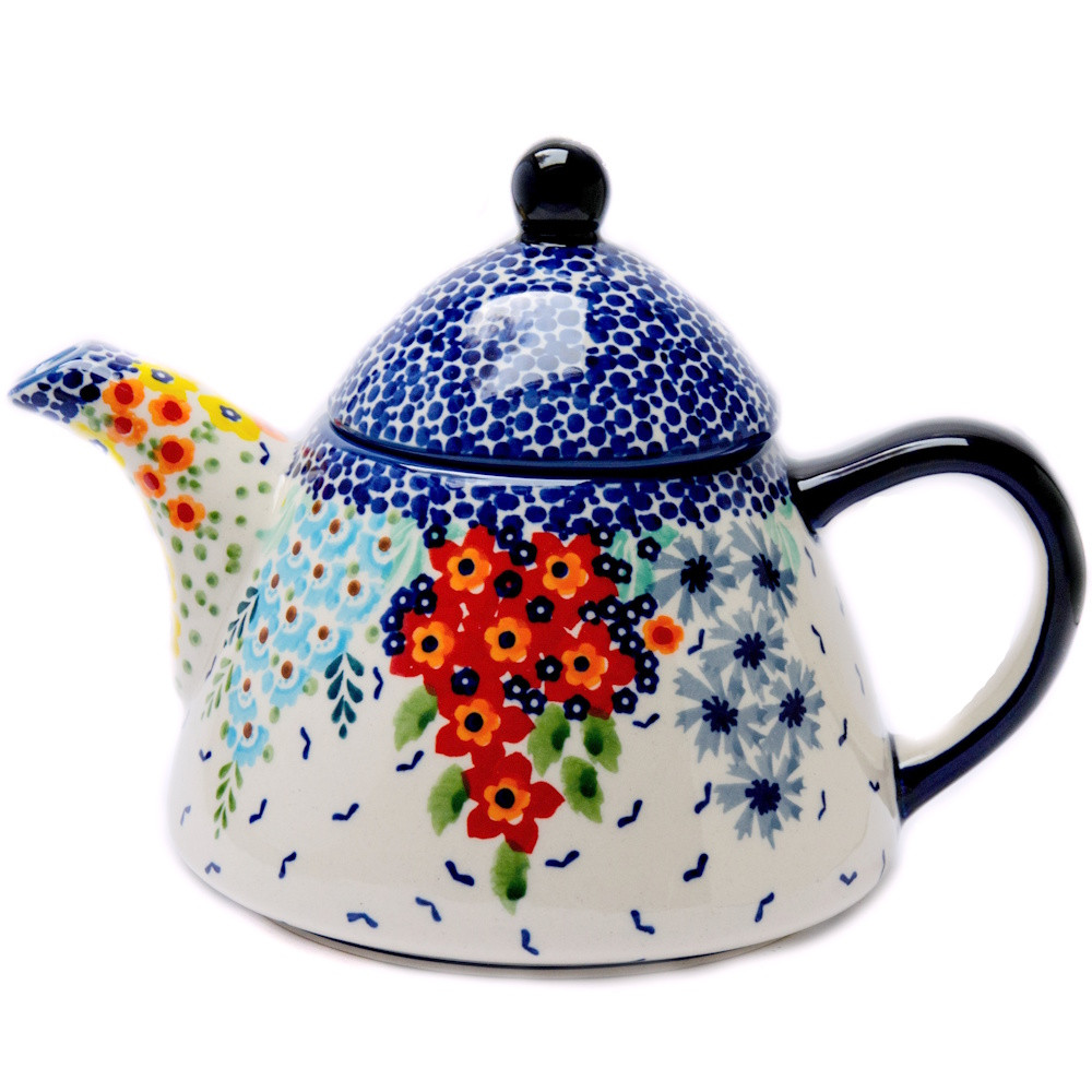 Чайник заварювальний керамічний 1,1 л Садова Феєрія