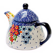 Чайник заварювальний керамічний 1,1 л Садова Феєрія, фото 2