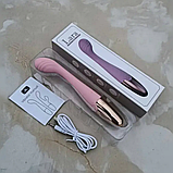 Рожевий вібростимулятор точки G та клітора, Вібратор із вигнутою головкою 18 см, Інтимні іграшки, фото 9