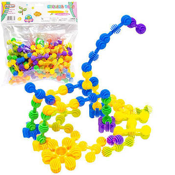 Конструктор для дітей «Кульки» сприяє розвитку уяви, логіки, дрібної моторики та координації рухів