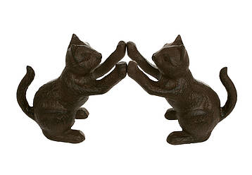 Тримач для книг чавун Кішки, 24*6*13см