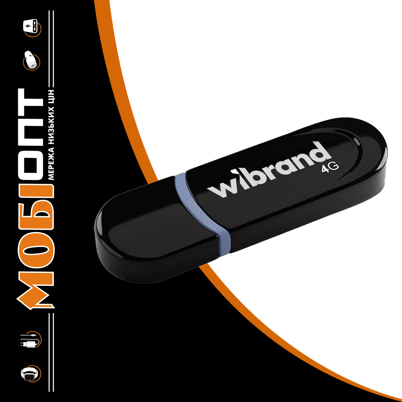 USB Flash 4GB Wibrand Panther black