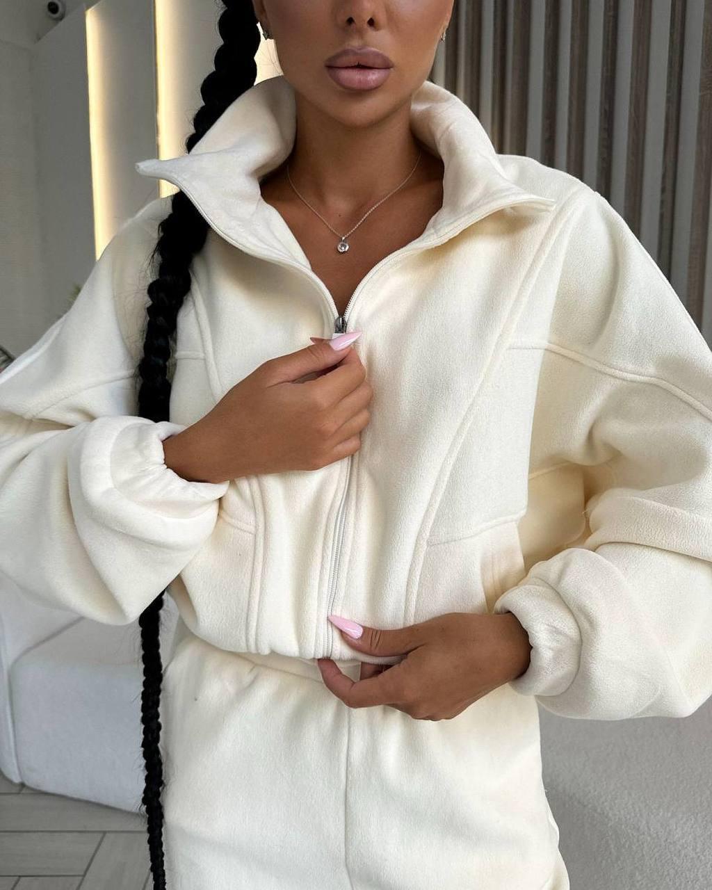 Костюм спортивний жіночий Модель: 1512-308 Колір: графіт, чорний, молоко, хакі, шоколад, фото 1