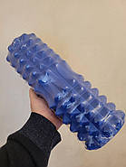 Масажний валик масажер для тіла ніг спини EVA 33 х 12 см з виїмкою під хребет, фото 5