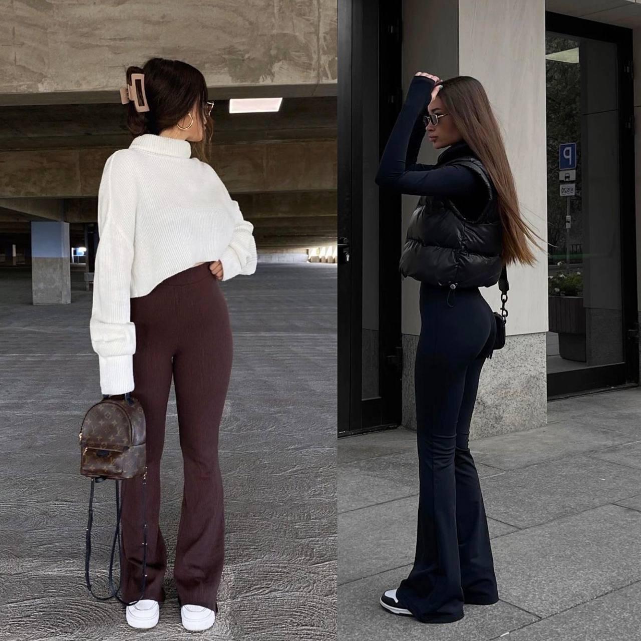 Лосини кльош утеплені на флісі 3104, фото 1