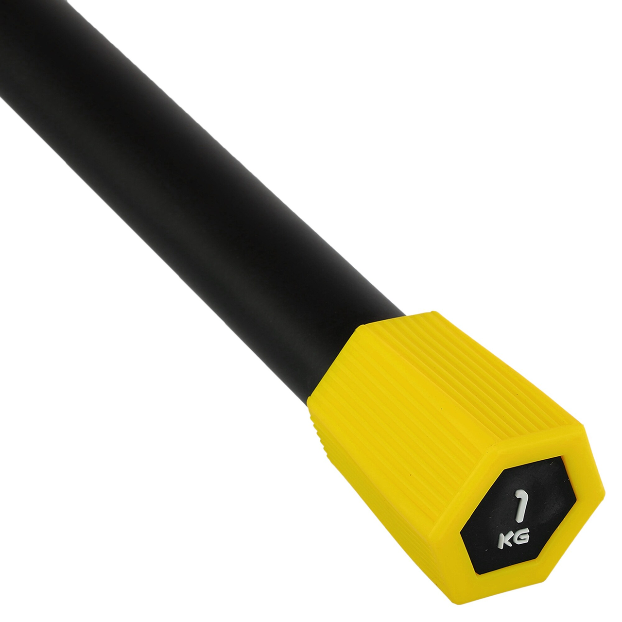 Палиця гімнастична Body Bar MDbuddy FI-5457-1 Чорний вага 1 кг, фото 1